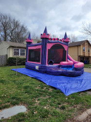 Pink20purple20princess20bounce20house20slide20combo1 1710507714 Lucky Princess Jump Slide Combo