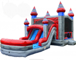 Titanium Bounce House W/ Dual Lane Slide